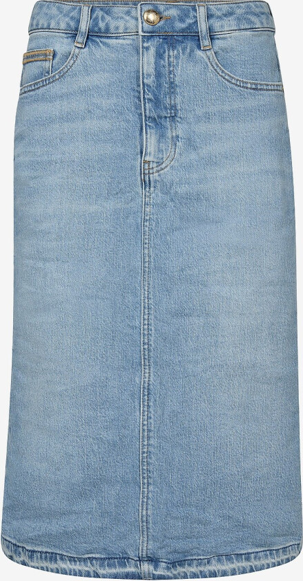 Denim skjørt mmElla Denim Skirt - Blå