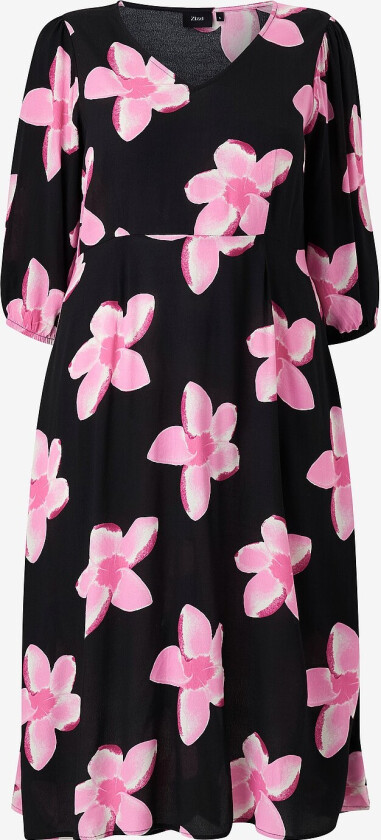 Kjole vBella 3/4 Midi Dress - Svart