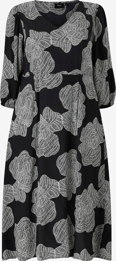 Kjole vBella 3/4 Midi Dress - Svart