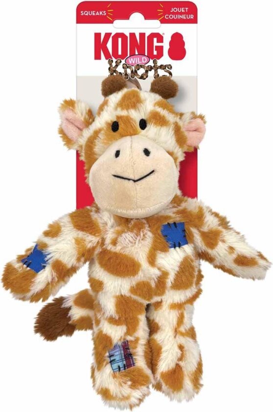 KONG - Wild Knots Giraffe Squeak Toy S/M (634.7370)