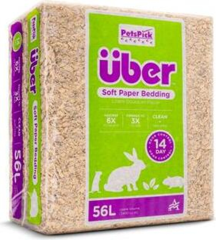 Bilde av Über - Soft Paper Bedding 56l Nature - (45031)