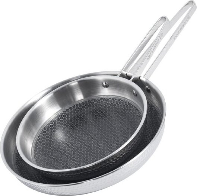 Kroma MB stekepannesett 2 deler 28+22 cm stål