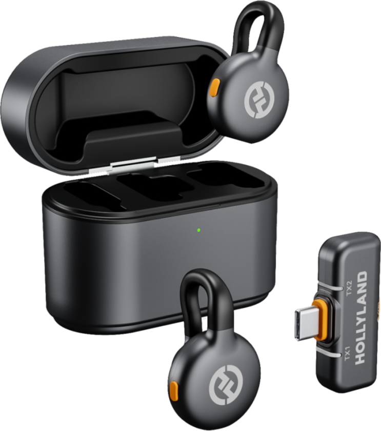 LARK M2S Duo Trådløs Lavalier Mikrofon med USB-C Plug - Space Grey