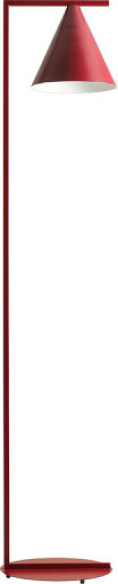 Form gulvlampe, rød