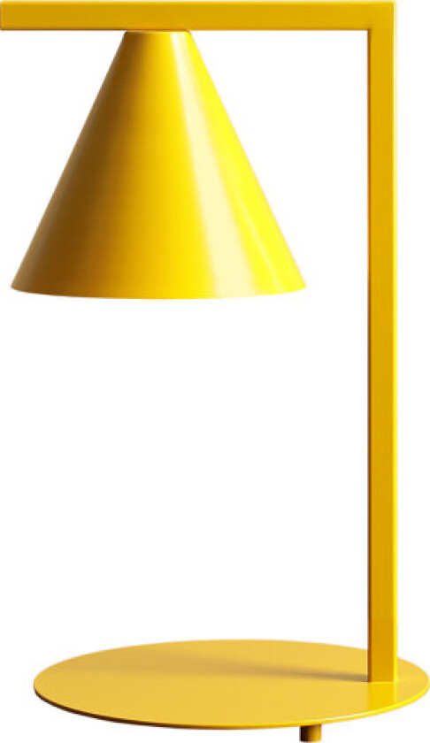 Form bordlampe, gul
