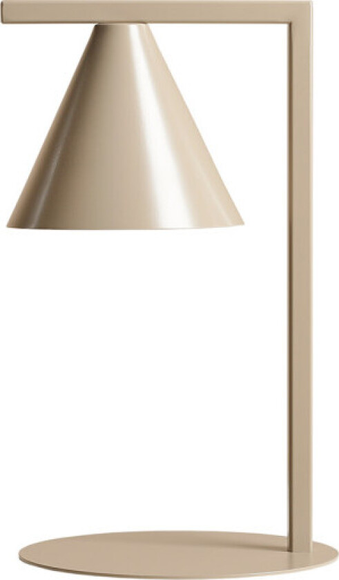 Form bordlampe, beige