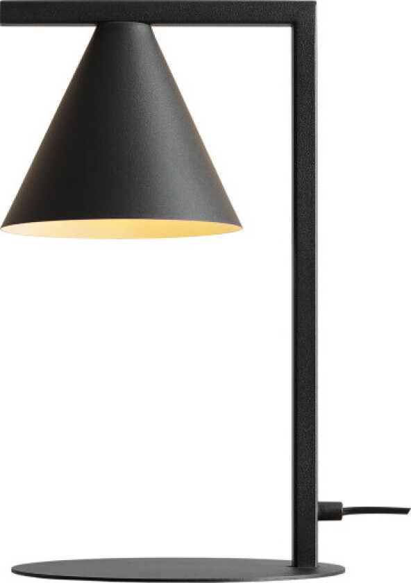 Form bordlampe, svart
