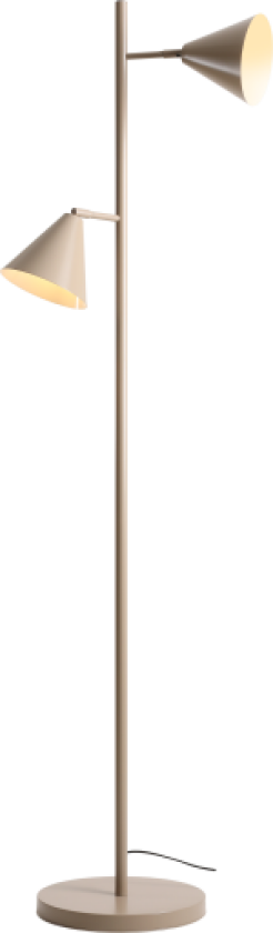 Form 2 gulvlampe, beige