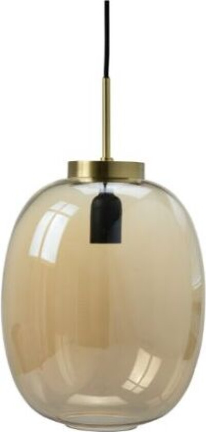 Dyberg Larsen - DL39 amber / brass pendant (8098)