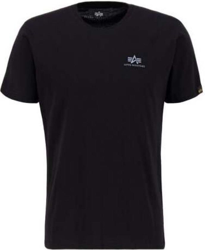 Alpha Industries T-skjorte - Ryggprint T-skjorte Reflekterende Print - S til XL - Herrer - svart