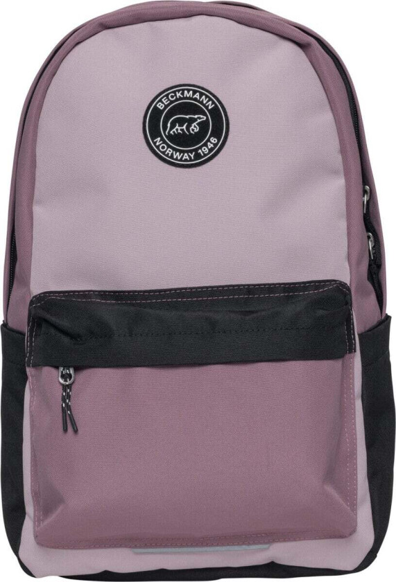 Skolesekk City Pink Colorblock 30L Beckmann