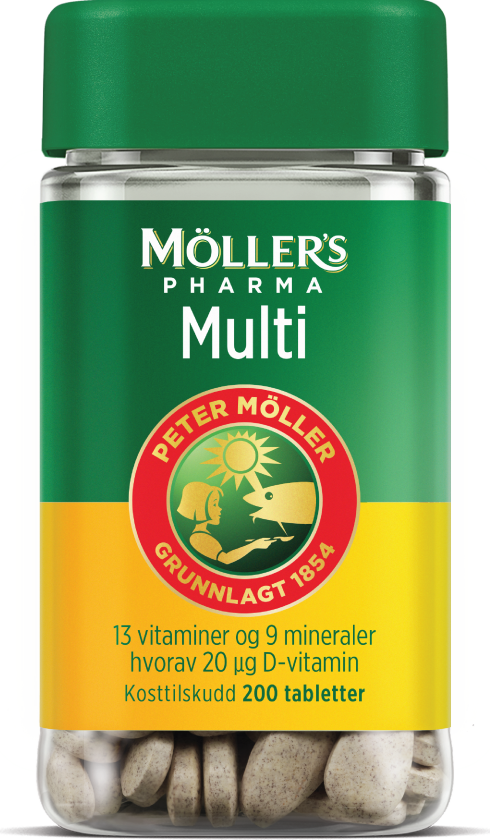 Multi tabletter, 200 stk.