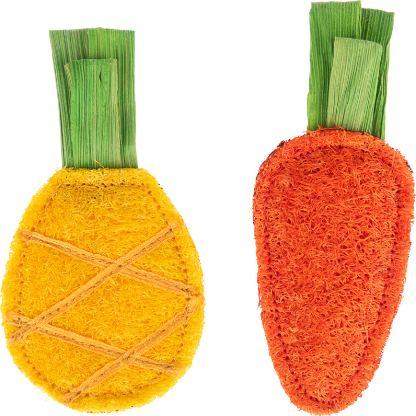 katteleke-sett med knitrende frukt - 2-pakning