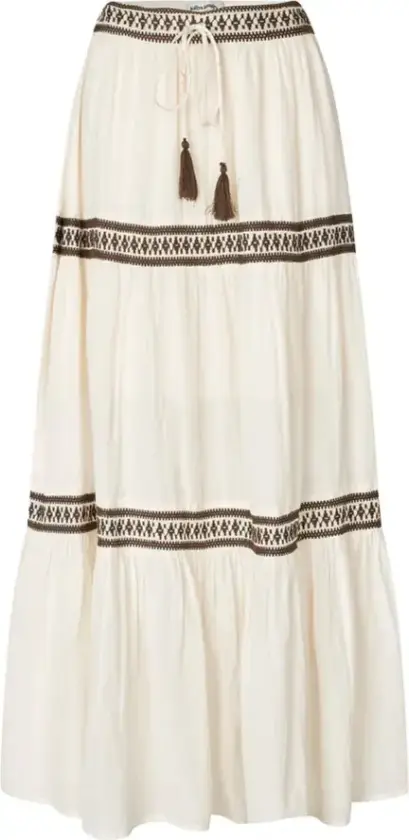 Dame, Skjørt, Beige, M