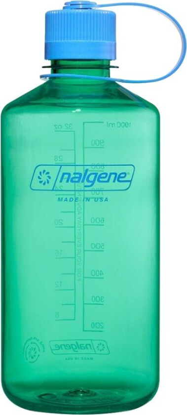 narrow mouth sustain, Drikkeflaske, 1000 ml, Pastel Green