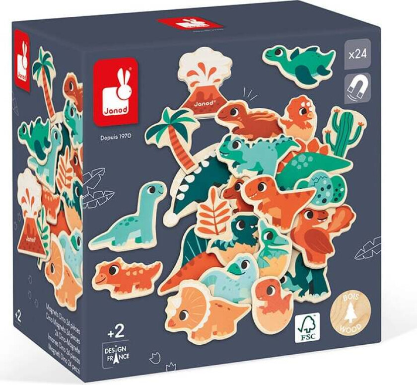 - Dino Magnets - Wood (LKJ5839)