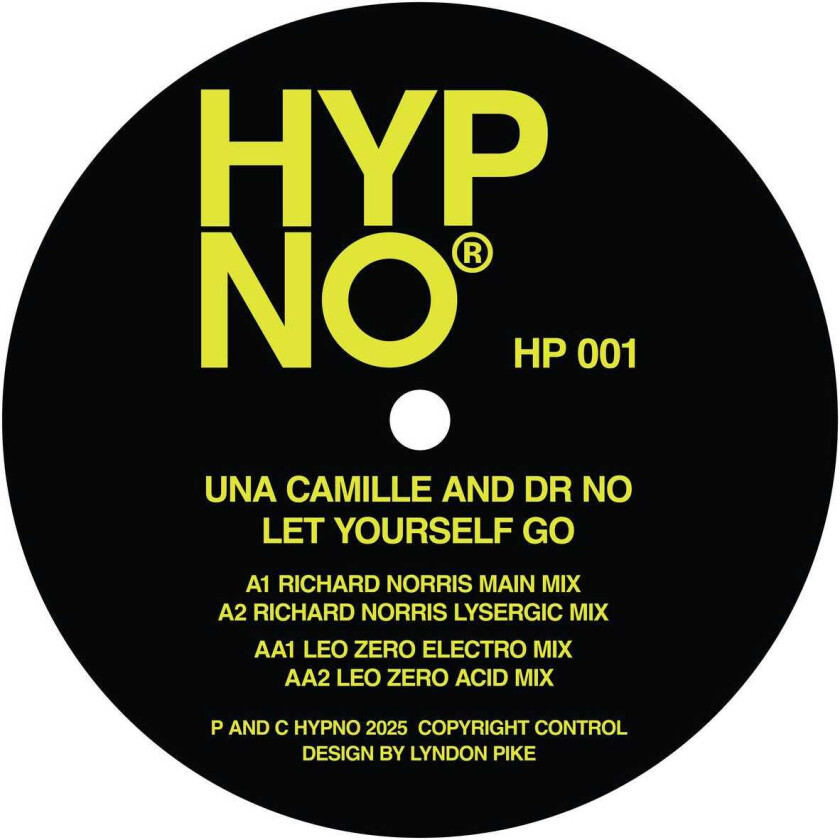 Una Camille and Dr No, Richard Norris Let Yourself Go LP/Vinyl