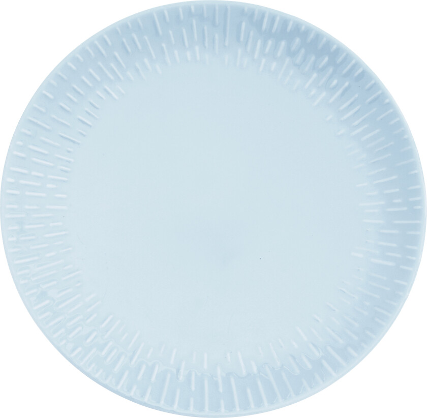 - Life in Colour - Confetti - Aqua dinner plate w/relief porcelain (13443)