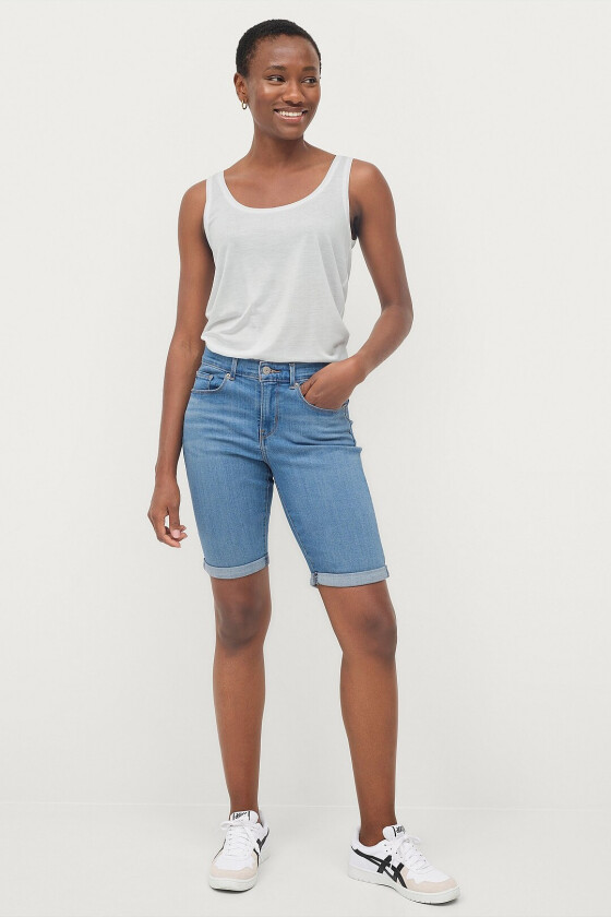 Jeans-shorts Classic Bermuda Shorts - Blå