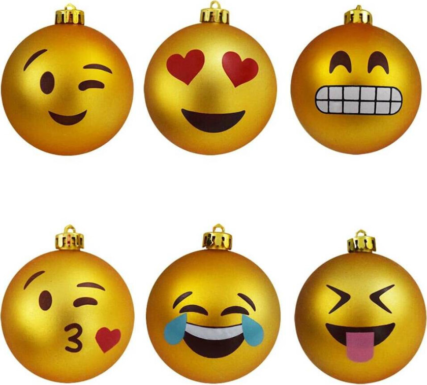 Emoji Christmas Ornaments (04380)