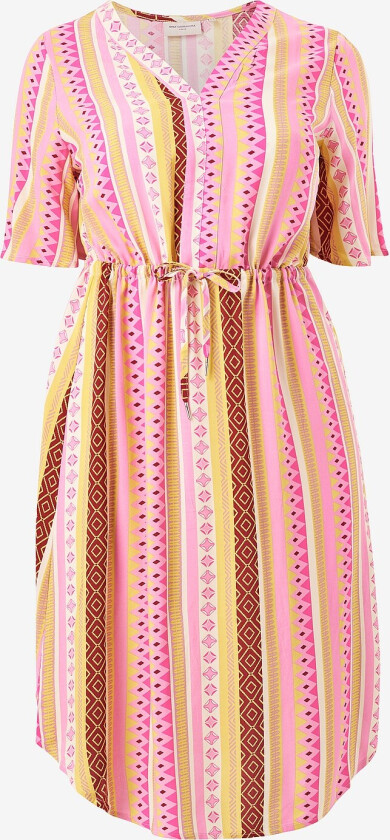 Kjole carMarrakesh Life Calf 2/4 Dress Aop - Rosa