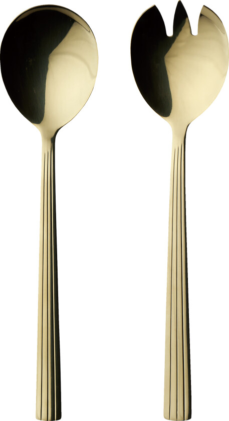Bilde av - Cutlery - 2 pcs saladset giftbox - Champagne gold (14634)