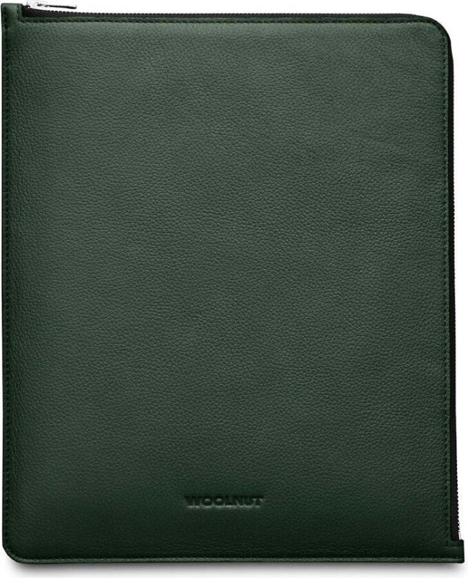 Bilde av Woolnut iPad / Tablet (26.5 x 32.5 cm) Ekte Skinn Folio Sleeve - Grønn
