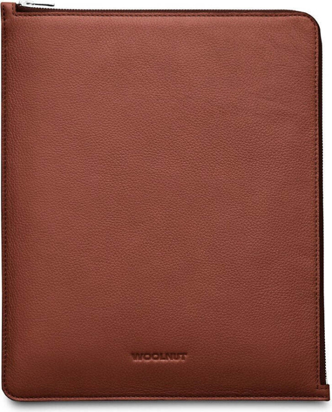 Bilde av Woolnut iPad / Tablet (26.5 x 32.5 cm) Ekte Skinn Folio Sleeve - Brun