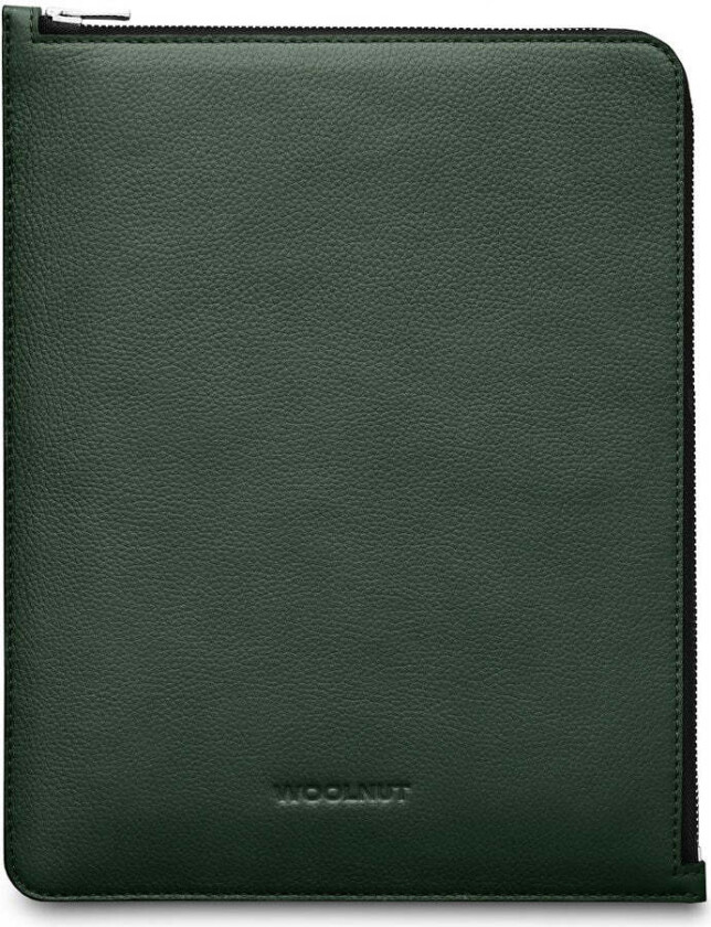 Bilde av Woolnut iPad / Tablet (23 x 29 cm) Ekte Skinn Folio Sleeve - Grønn