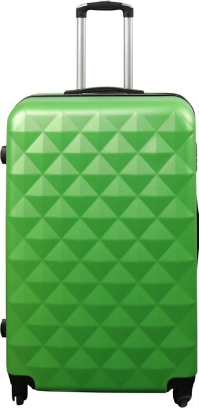 Stor koffert - Diamantgrønn - Hardcase koffert - Billig, smart reisekoffert