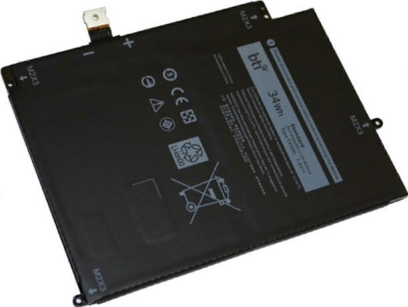 Main Battery Pack - Batteri Til Bærbar Pc - Litiumpolymer - 6-Cellers - 34 Wh - For Latitude 7285 2-In-1