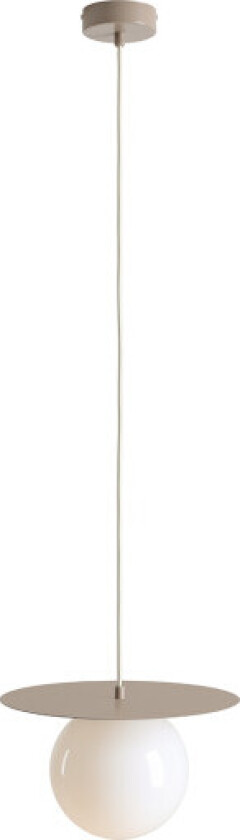 Loop pendellampe, Ø20 cm, beige