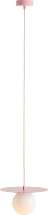 Loop pendellampe, Ø14 cm, rosa