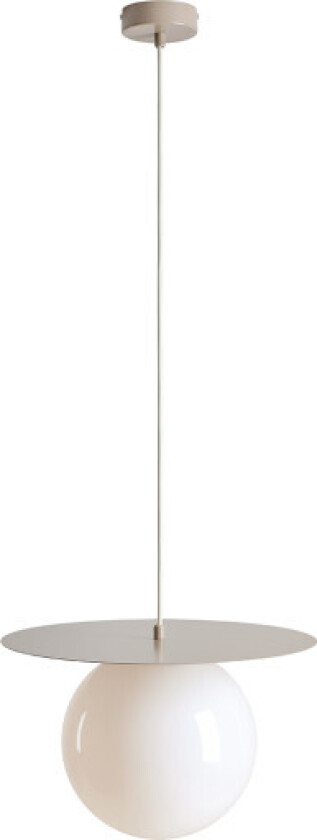 Loop pendellampe, Ø25 cm, beige