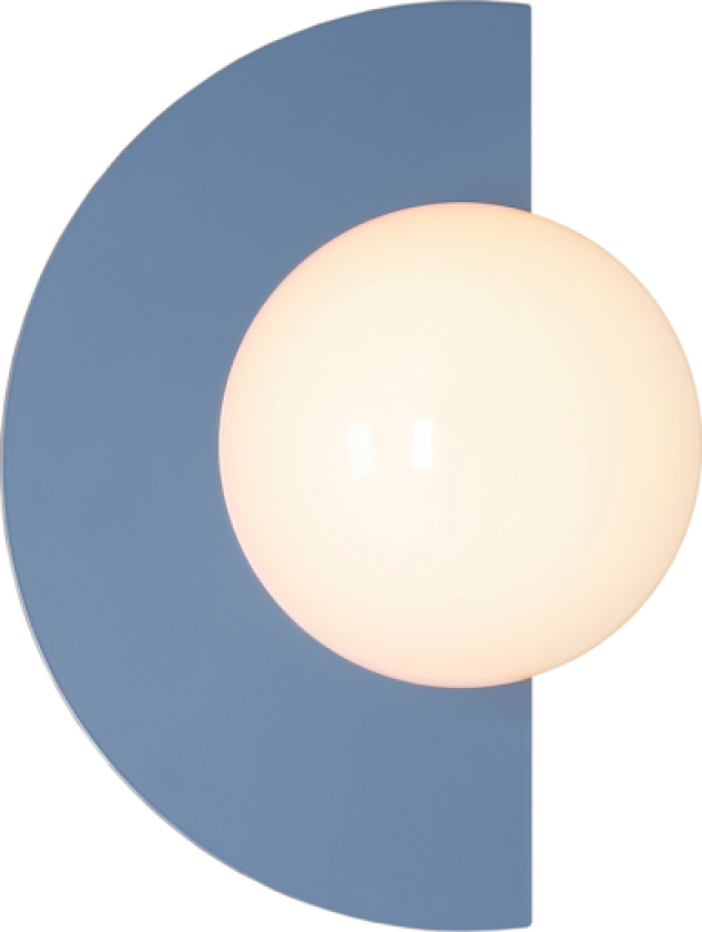Loop vegglampe, blå