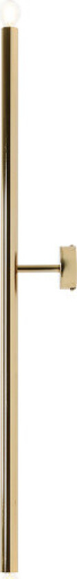 Tubo 2 vegglampe, gull, 100 cm