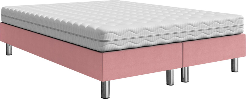 Adeliza kontinentalseng 160x200 cm - Rosa
