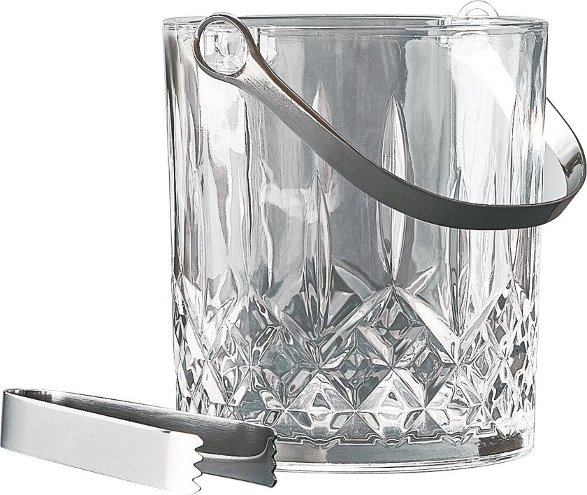- Harvey ice-bucket w/handle + tong (80368)