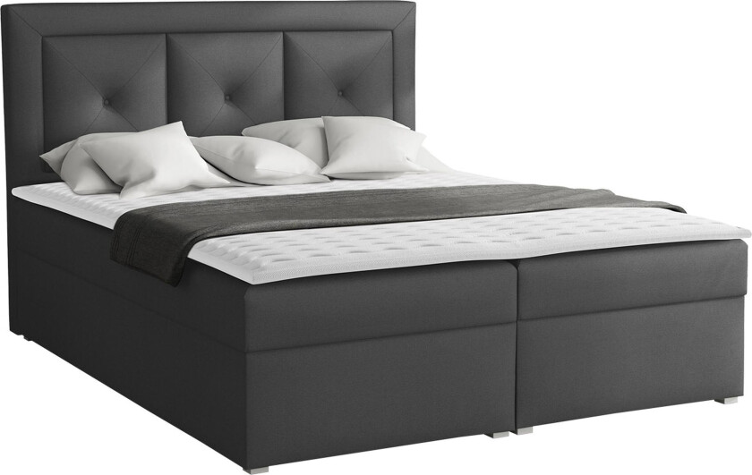 Moden Kontinentalseng 180x215 cm - Svart