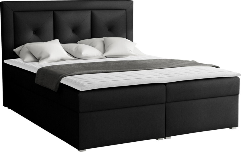 Moden Kontinentalseng 160x215 cm - Svart