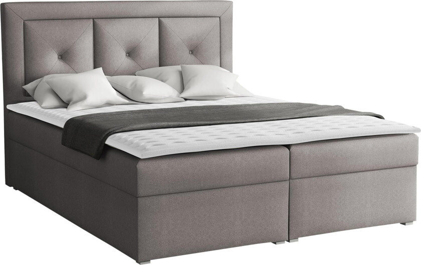 Moden Kontinentalseng 160x215 cm - Grå