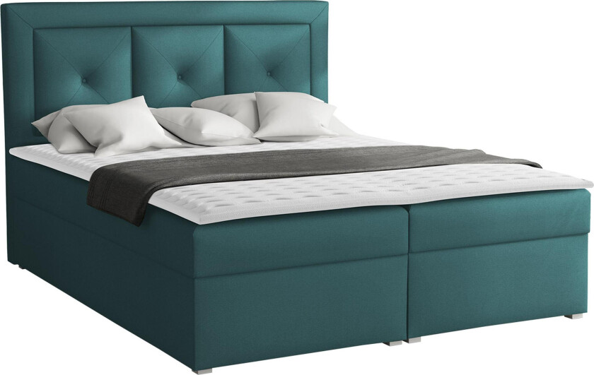 Moden Kontinentalseng 140x215 cm - Blå