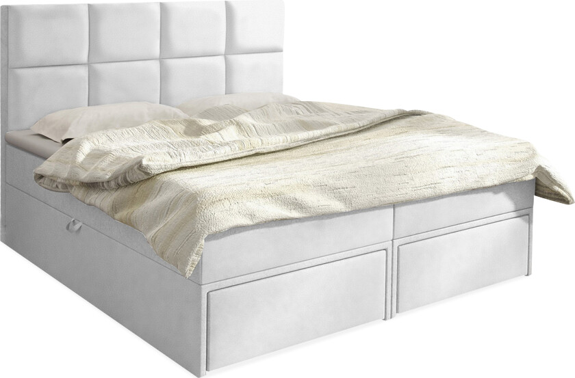 Garda Lux Kontinentalseng 160x207 cm - Hvit
