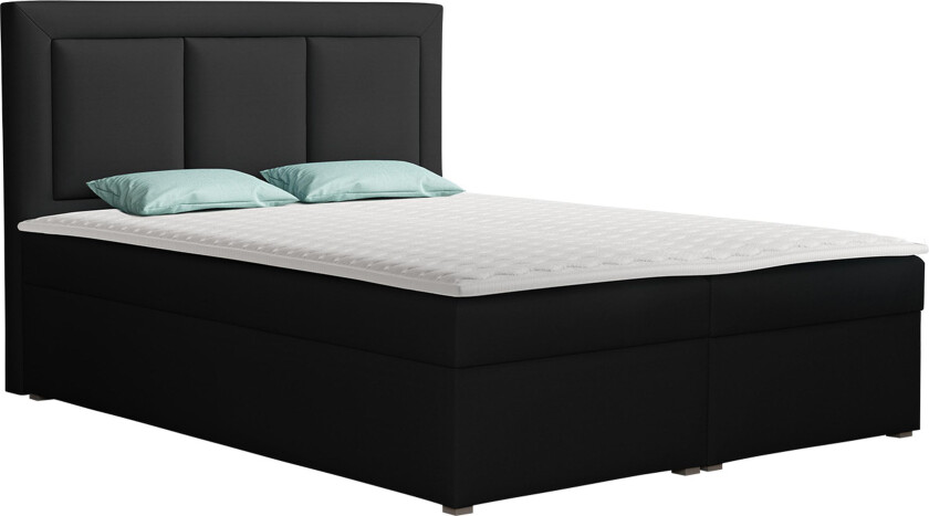 Moden Kontinentalseng 140x215 cm - Svart