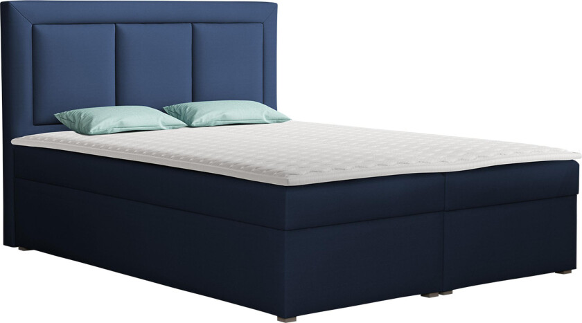 Moden Kontinentalseng 180x215 cm - Blå