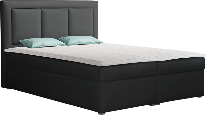 Moden Kontinentalseng 180x215 cm - Svart