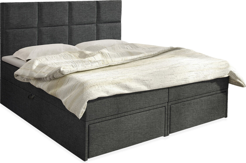 Garda Lux Kontinentalseng 200x207 cm - Svart