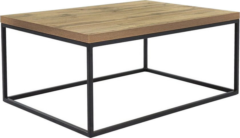 Cubica Sofabord 100 cm - Eikefarge/Svart