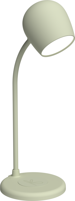 - Ellie - Lamp with wireless charger - Dusty Olive (KFEW08)