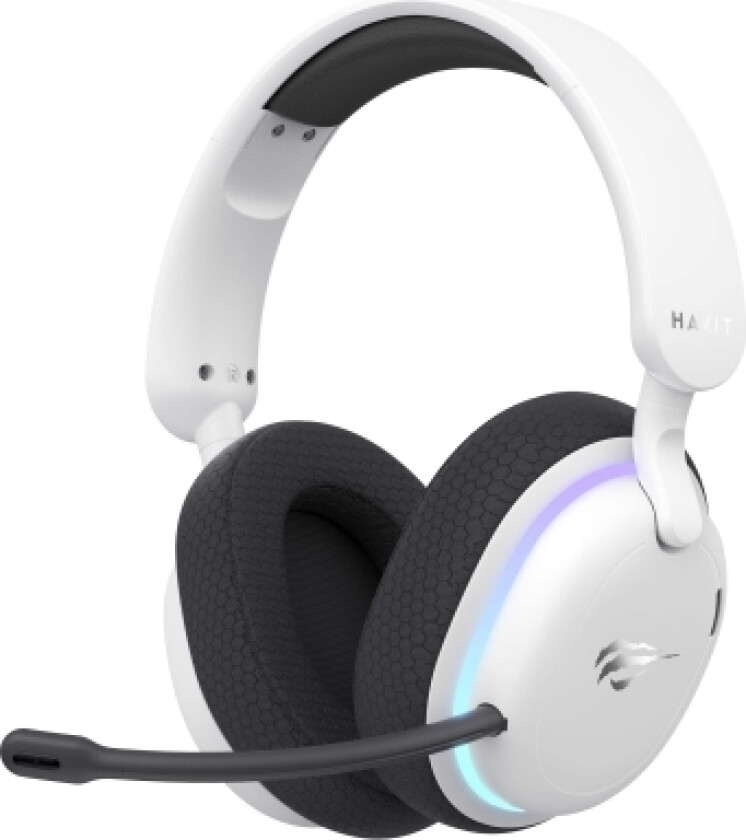 Fuxi-H7 Spillhodetelefoner (Hvit/Svart)